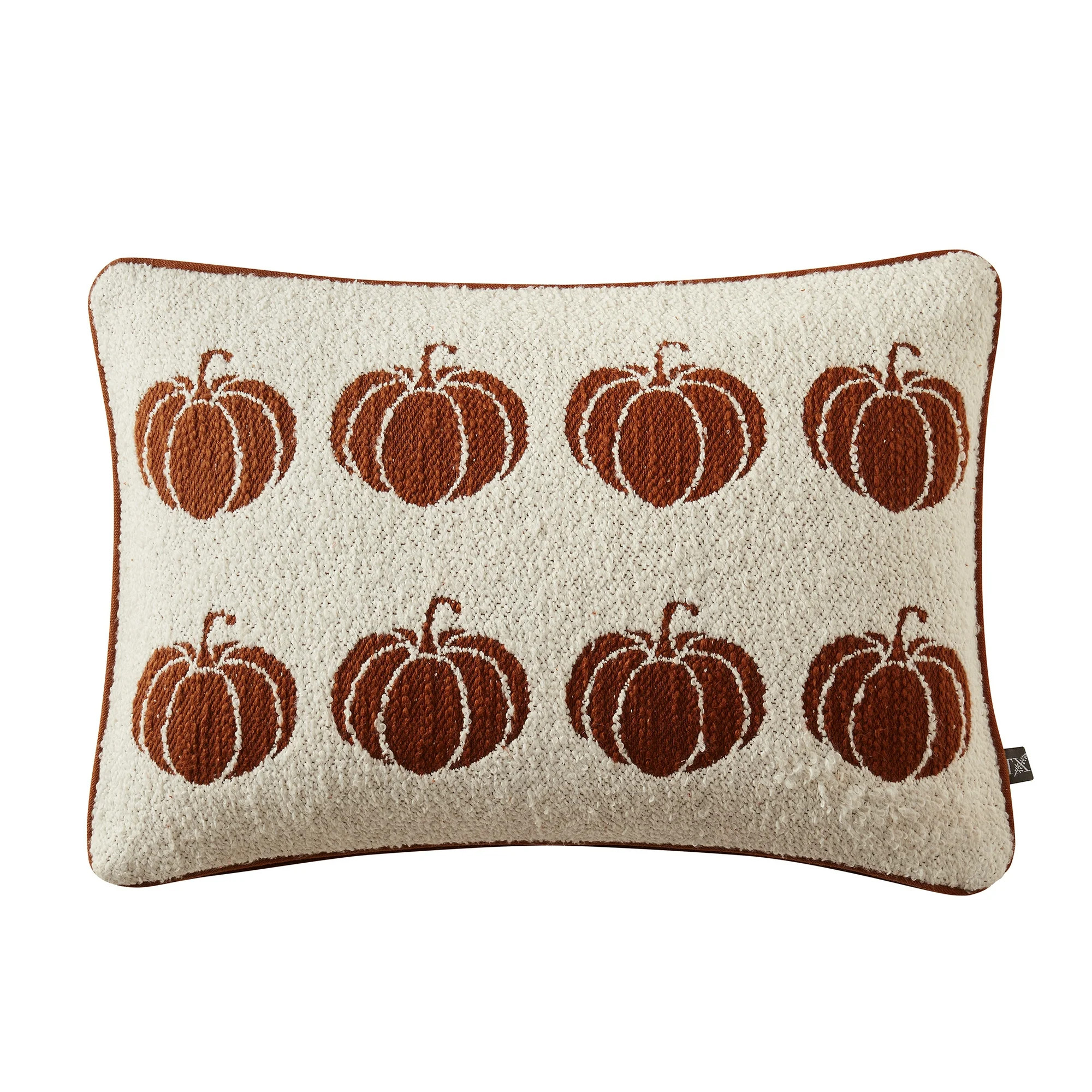 My Texas House 14" x 20" Pumpkin Ivory Jacquard Lumber Decorative Pillow Cover | Walmart (US)