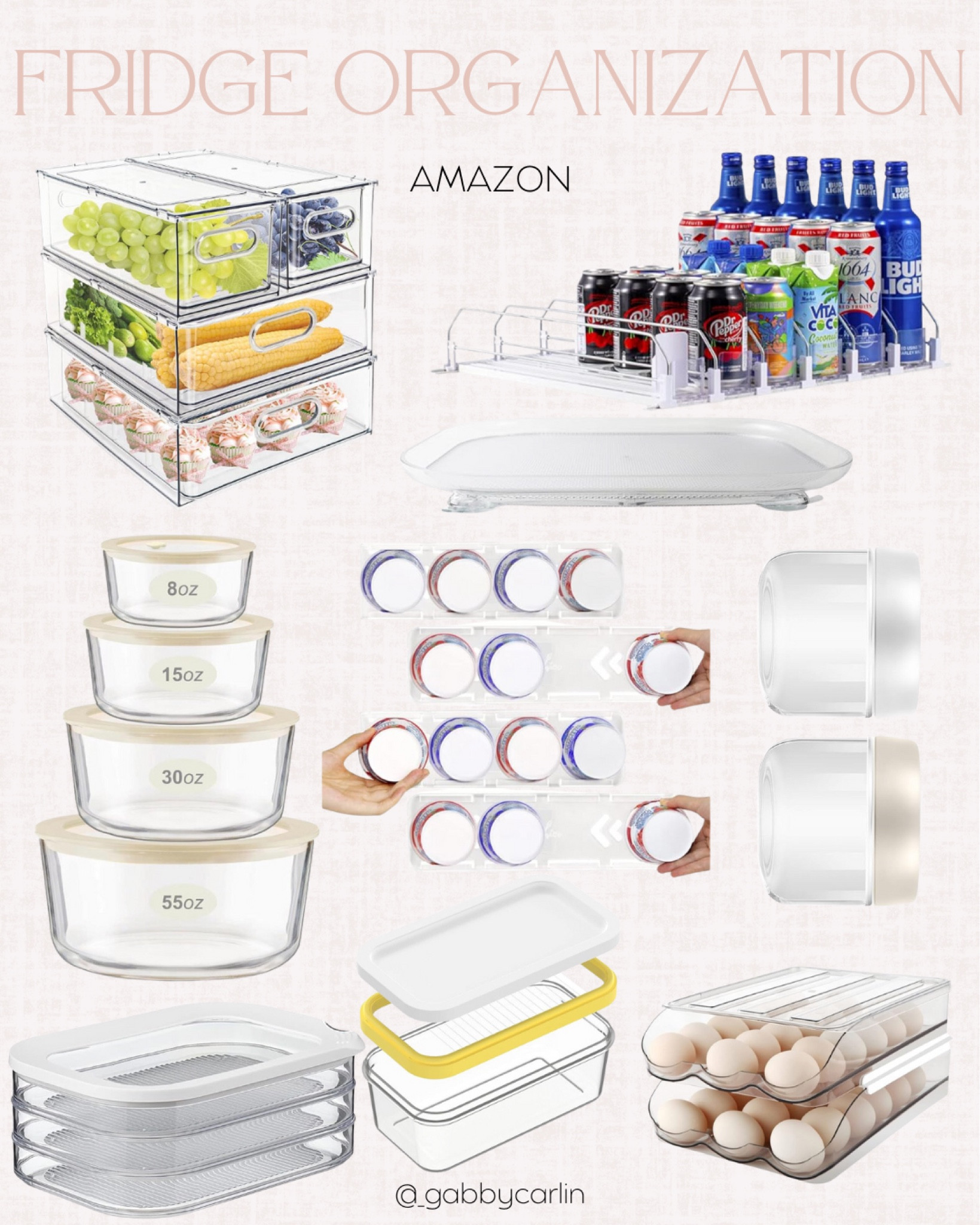 Refrigerator, acrylic, fruit drawers, drink dispenser, egg holder, Tupperware, butter, yogurt holder 

#LTKstyletip #LTKfindsunder100 #LTKfindsunder50