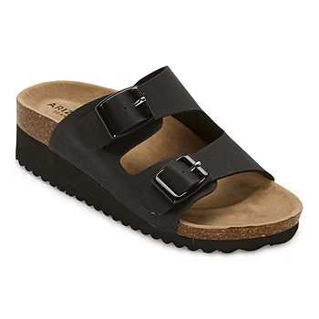 Arizona Womens Zunis Wedge Sandals | JCPenney