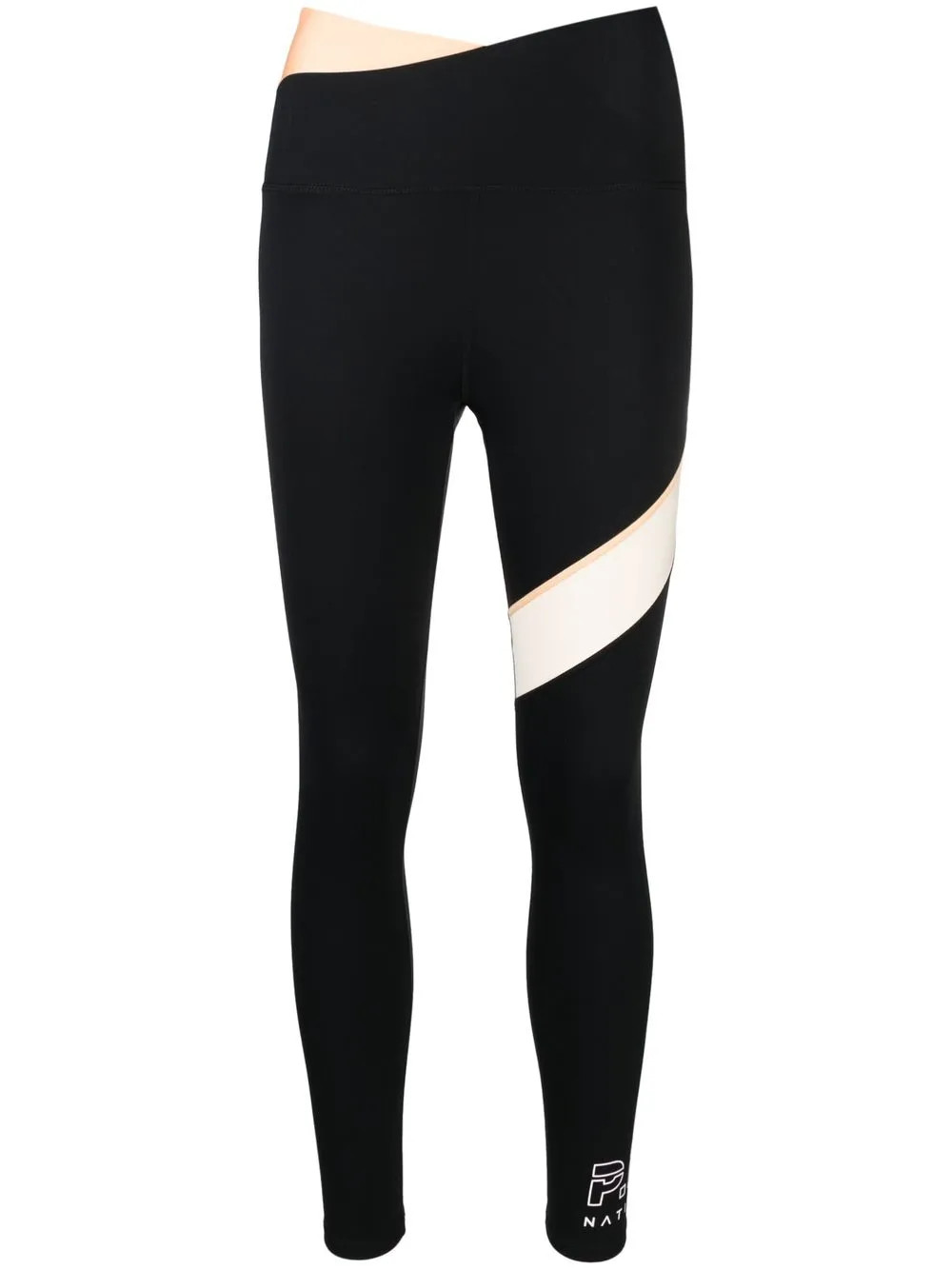 P.E Nation Objective contrast-detail Leggings - Farfetch | Farfetch Global