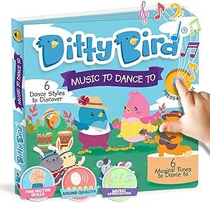 Ditty Bird Musical Books for Toddlers | Electronic Sound Book Dance Edition | Fun & Interactive T... | Amazon (US)