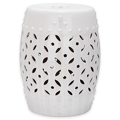 Safavieh Lattice Coin 18.5-Inch Garden Stool | Bed Bath & Beyond