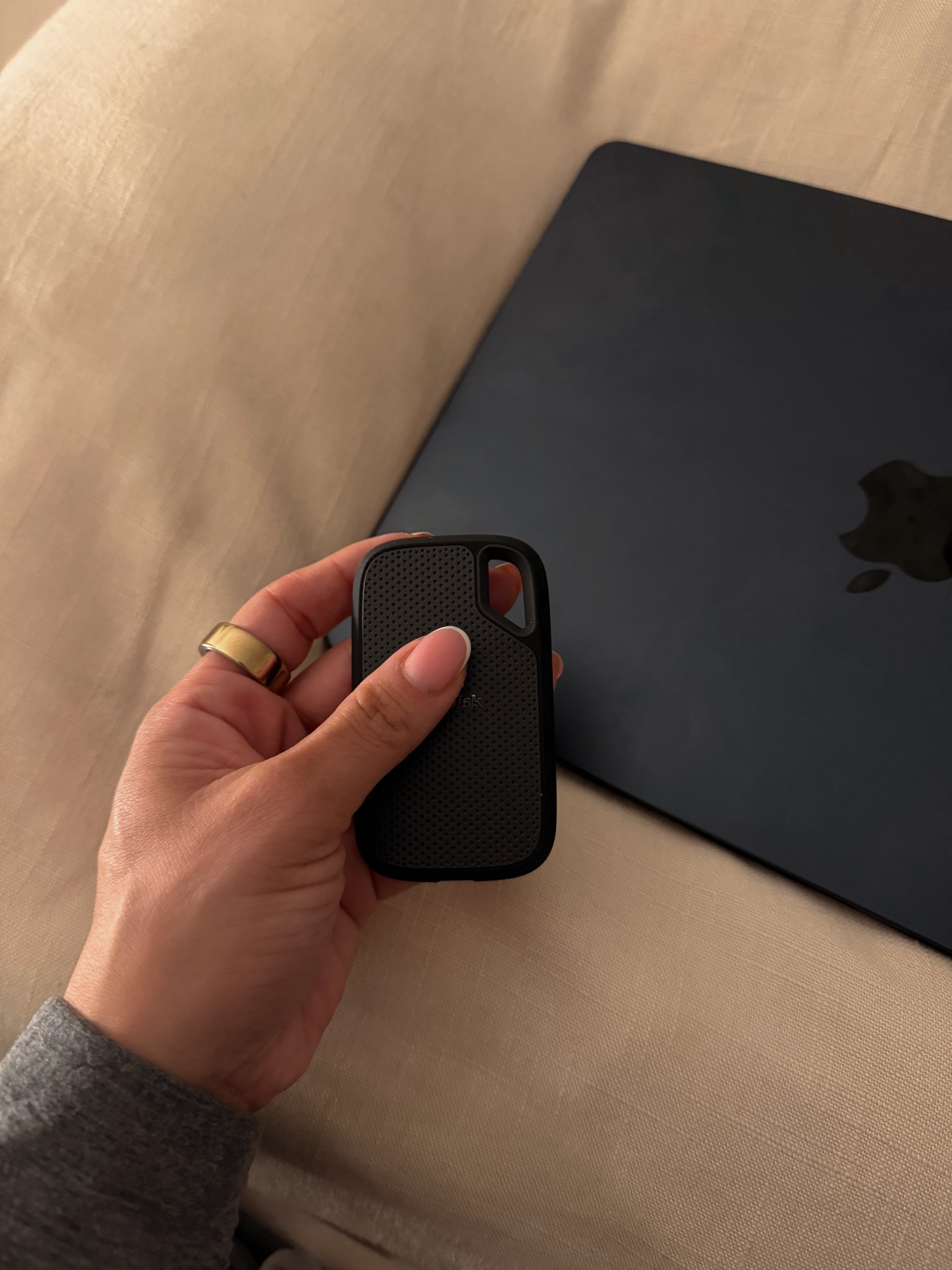 Mini external hard drive for videos and photos 