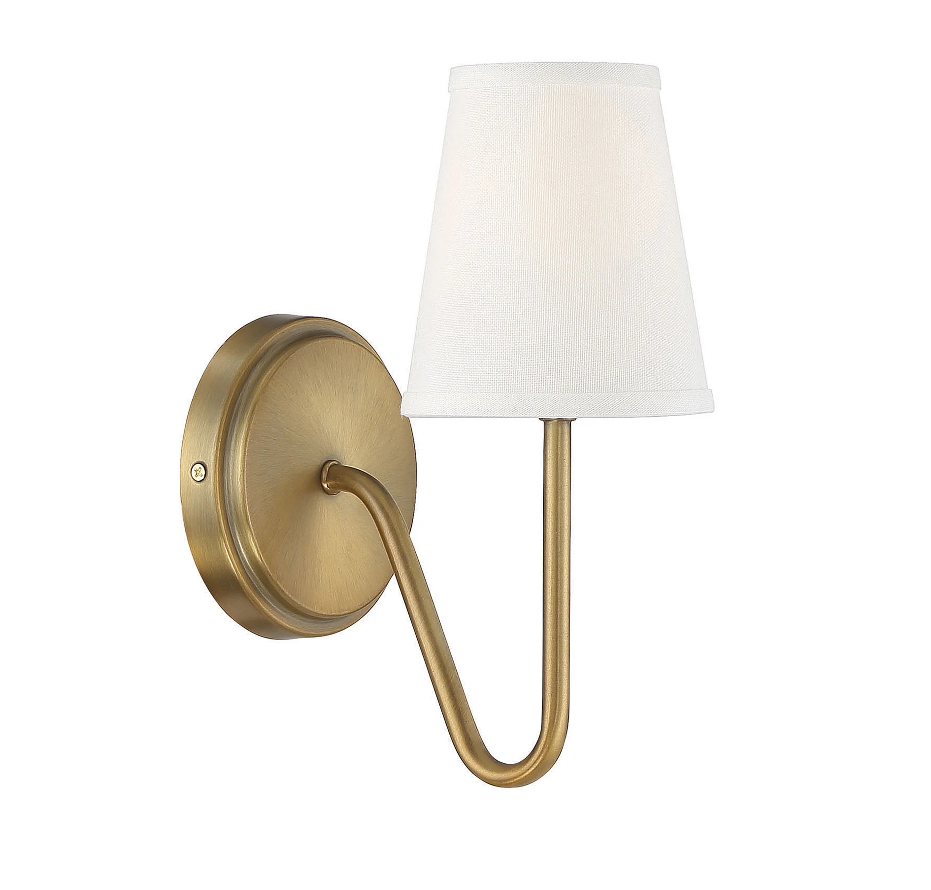 Trade Winds Lighting TW110059-NB Madison 11" Wall Sconce in Natural Brass - Walmart.com | Walmart (US)
