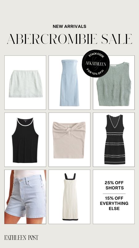 Abercrombie Code is live!! Use code: AFKATHLEEN for 15% off your entire purchase and it stacks on top of their current sale (25% off shorts & 15% off everything else)! 

New Arrivals I’m Currently Loving! #kathleenpost #Abercrombie #newarrivals #shortssale

#LTKSaleAlert #LTKSeasonal #LTKStyleTip
