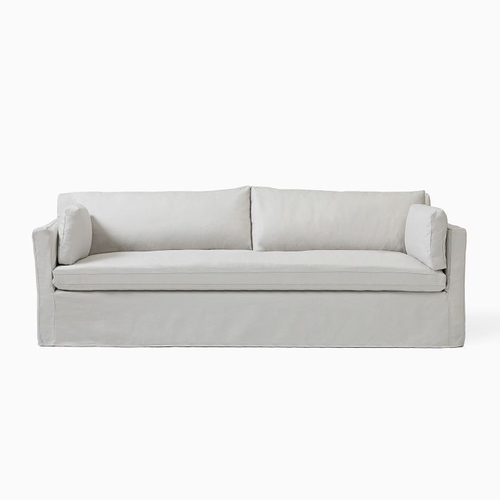 Marin Skirted Slipcover Sofa (71"–94") | West Elm (US)