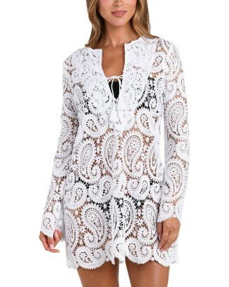 Ansley Paisley Crochet Cover Up Dress | Bloomingdale's (US)