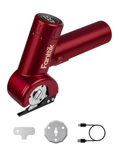 Fanttik C8 Nano Easyswap Cordless Electric Scissors with LED Display, Type-C Rechargeable Cardboa... | Amazon (US)