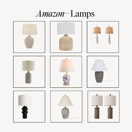 Table lamps for your living room!