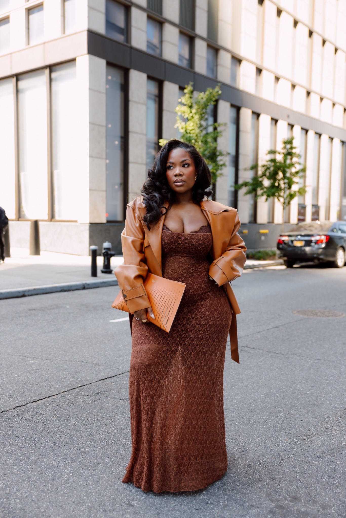 Chocolate and caramel ouuu weee 🤎

Sizing Details (run big):
Jacket: Medium
Dress: Smalll

#LTKNYFW #LTKPlusSize #LTKMidsize