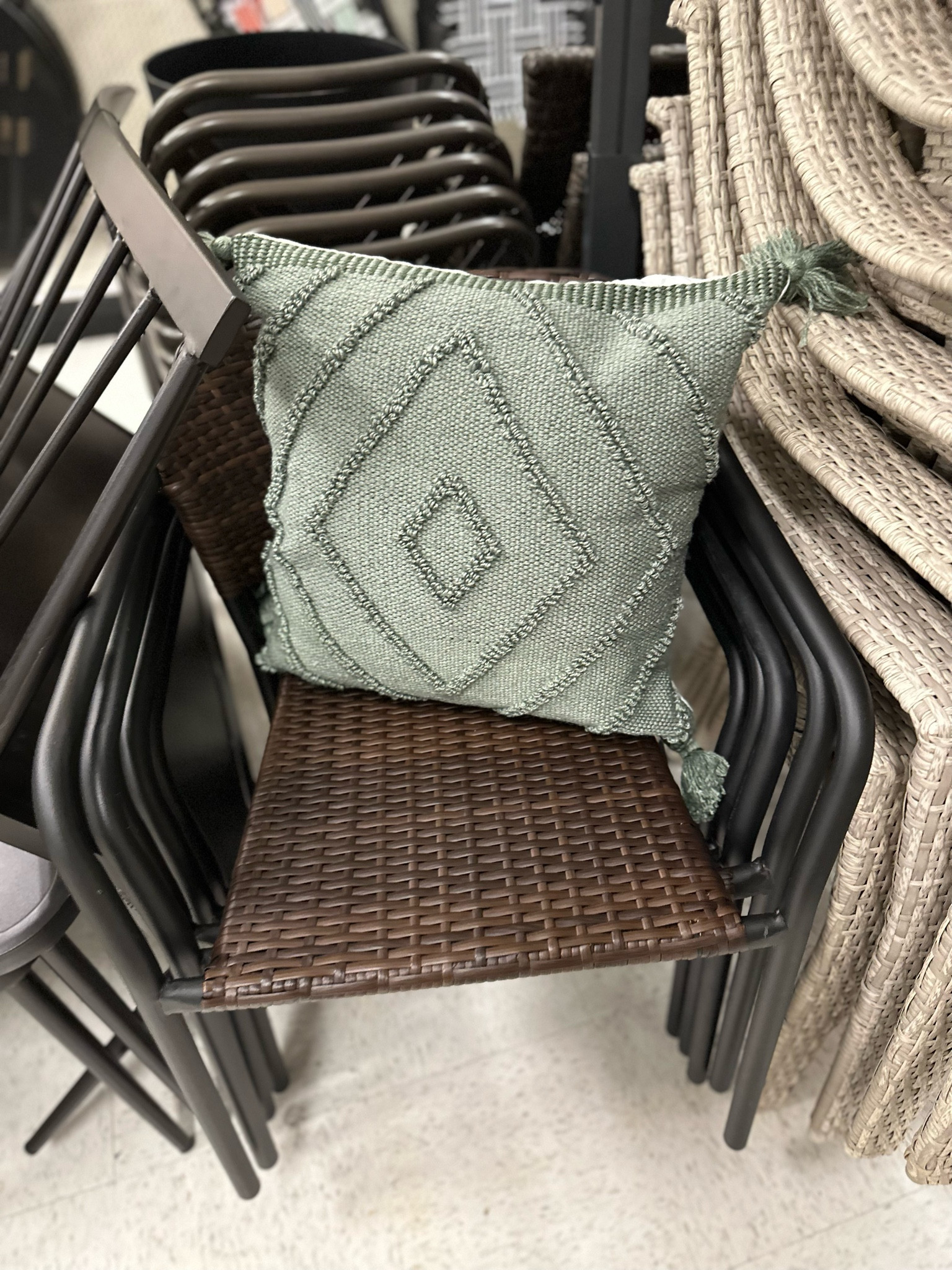 So many pretty throw pillows!! 

Chairs, outdoor living, patio, front porch, green, pillows bohoc farmhouse, modern , 
#patio #furniture #easter #home #backyard 

#LTKFind #LTKbeauty #LTKswim #LTKunder50 #LTKunder100 #LTKcurves #LTKsalealert #LTKhome #LTKU #LTKkids #LTKitbag #LTKfamily #LTKFestival #LTKbrasil #LTKSeasonal #LTKworkwear #LTKeurope #LTKstyletip #LTKbaby #LTKbump #LTKwedding #LTKmens #LTKshoecrush #LTKfit