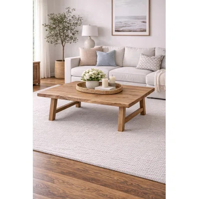 Solid Wood 4 Legs Coffee Table | Wayfair North America