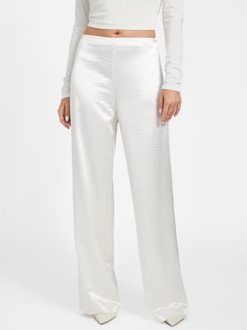 Satin wide leg pants | GUESS® Official Website | Guess (US)