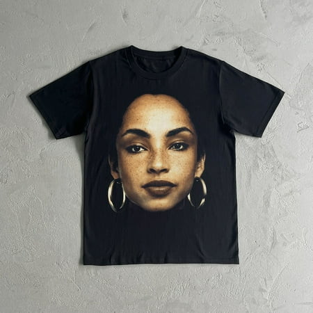 The unisex soft-style t-shirt 100% cotton SADE ADU T-SHIRT - Graphic Sade Adu Heavy Cotton Tee Shirt | Walmart (US)