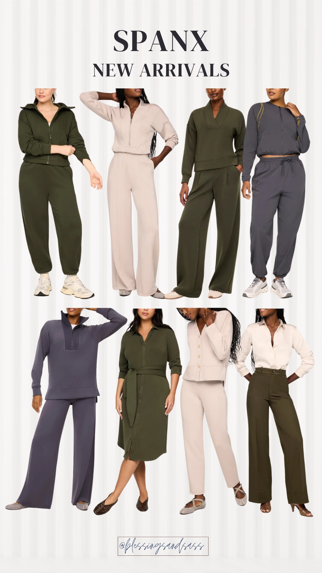 I’m loving these new Spanx pieces for fall. The colors are so good, and I can already see myself reaching for these sets on repeat!🤍

Spanx new arrivals, fall matching sets, olive green outfit, wide leg pants, comfortable fall outfits

#LTKootd #LTKSeasonal