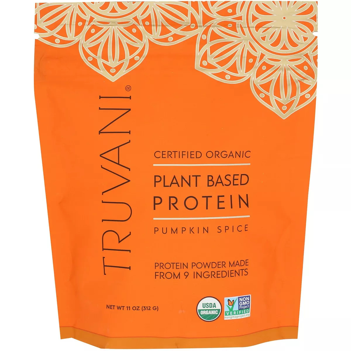Truvani - Protein Powder - Organic - Pumpkin Spice - 1 Each - 11 oz | Target