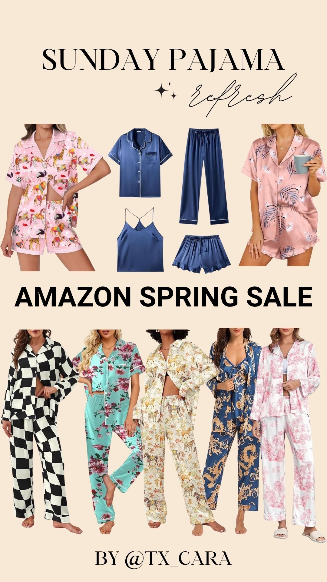 Fun pajama refresh! All on the Amazon Spring Sale! 

#amazon #founditonamazon #amazonspringsale #springoutfit 

#LTKSaleAlert #LTKBeauty #LTKTravel