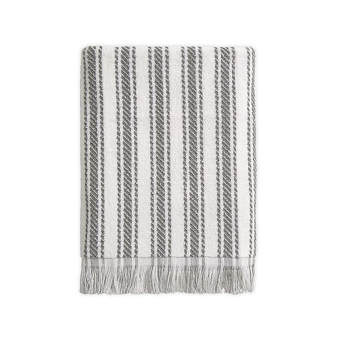 Bee & Willow™ Home Tilden Stripe Bath Towel in Grey | Bed Bath & Beyond