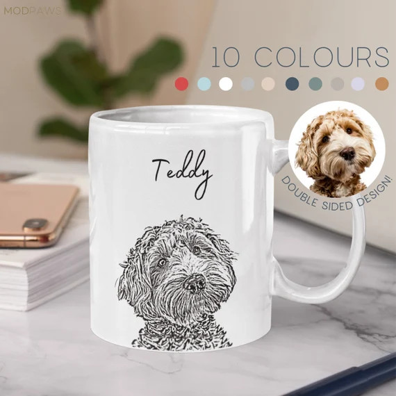 Custom Pet Mug Using Pet Photo  Name Custom Dog Mug Dog | Etsy | Etsy (US)