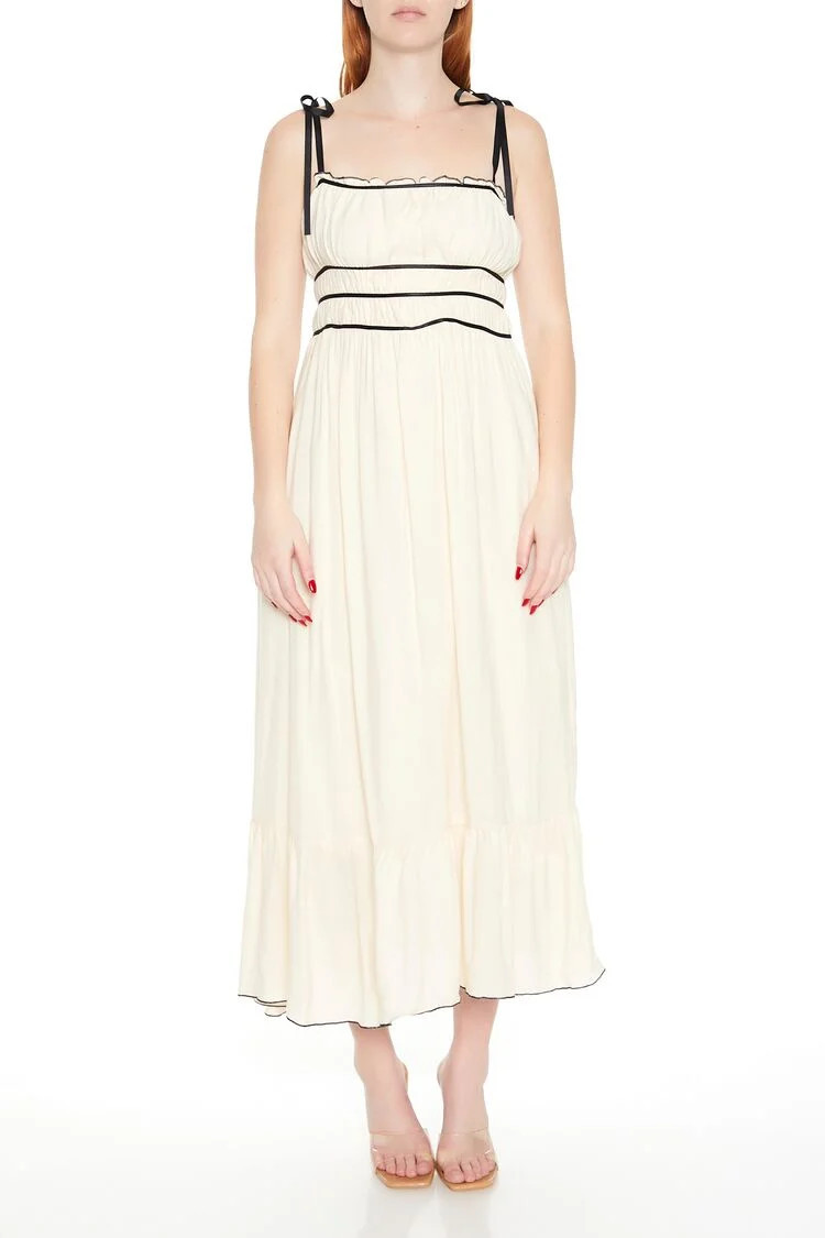 Ribbon Tie-Strap Maxi Dress | Forever 21