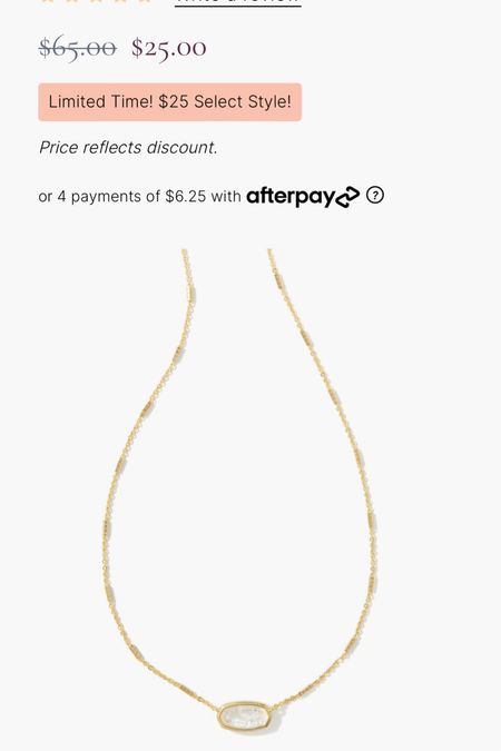 Kendra Scott limited time $25 Elisa Pendant!!  Grab this and other great deals today only!  

#LTKsalealert #LTKGiftGuide #LTKHoliday