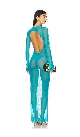 Rene Maxi Dress in Turquoise Stone | Revolve Clothing (Global)