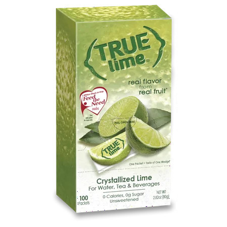 (100 Packets) True Lime Sugar Free, On-The-Go, Caffeine Free Powdered Drink Mix | Walmart (US)