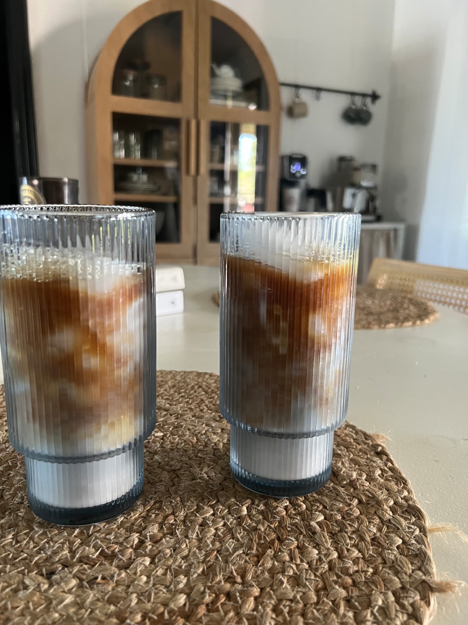 I’ll for sure be drinking all of my hormonal, balancing collagen lattes out of these beautiful blue glasses all spring, and summer long . 
￼

#LTKHome #LTKselfcare