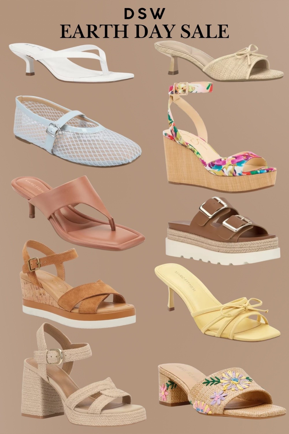 DSW Earth Day Sale! 🤩🌎🌳
Today only! 
Use code: EARTHDAY

$15 off $49
$20 off $99
$60 off $199

* Limit 1 per customer. Exclusions apply. Valid 04.22.26 only. 


#dsw sale
#one day sale
#earth day sale
#shoe sale
#esparadille sandal
#platform sandal
#summer sandals
#spring sandals
#yellow heels
#kitten heels
#mix no.6
#kelly & Kate 
#toms
#mesh ballet flat
#heeled sandal 
#brown sandals 
#crown vintage
#raffia sandal
#jessica Simpson 
#wedge sandal
#colorful sandal 
#floral print sandal
#bow sandal
#neutral sandal 
#fashion inspo 
#cute summer sandals
#affordable shoes 

#LTKSeasonal #LTKootd #LTKSaleAlert