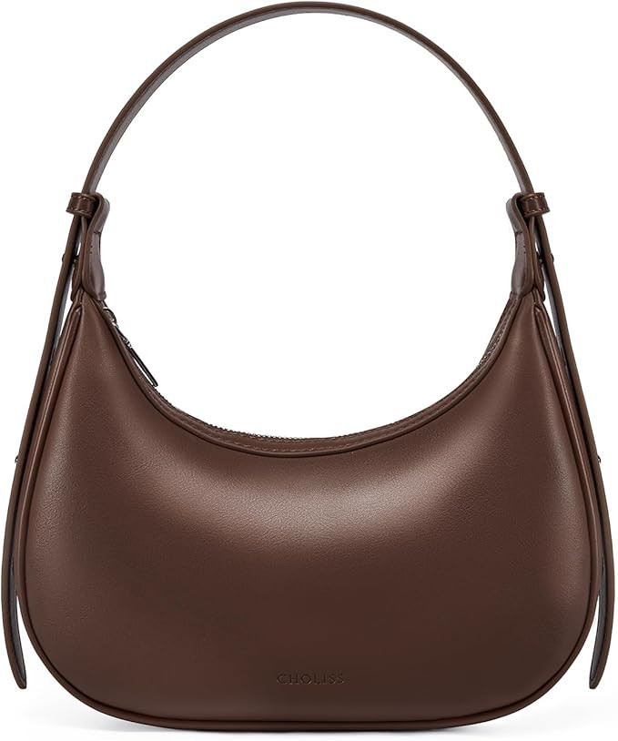CHOLISS Shoulder Bag for Women RFID Vegan Leather Crescent Hobo Bag Clutch Underarm Purse Top-Han... | Amazon (US)