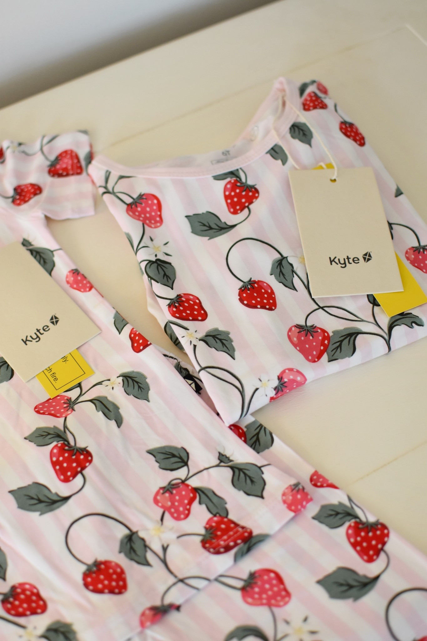 Pretty spring pajamas make perfect Easter basket stuffer! I love this strawberry print SO MUCH! 🍓 

#LTKBaby #LTKKids #LTKmomlife