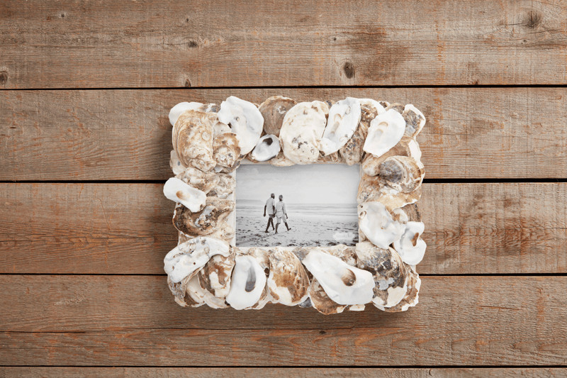 Oyster Shell Picture Frame | Mud Pie