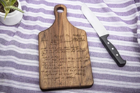 Personalized Cutting Board Handwriting Handwritten Recipe | Etsy | Etsy (US)