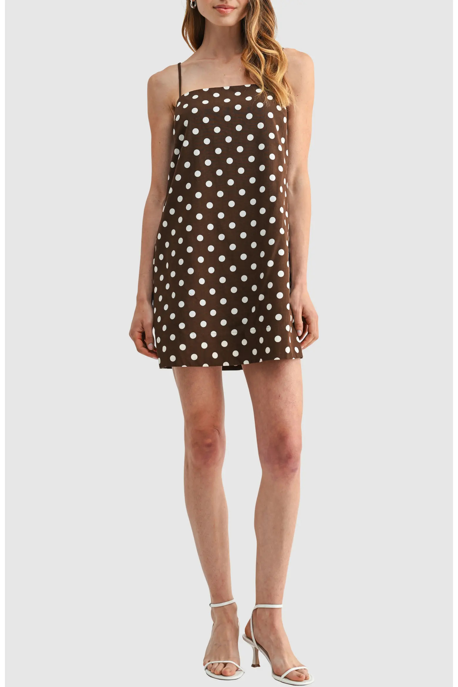 Polka Dot Spaghetti Strap Shift Minidress (Women) | Nordstrom | Nordstrom