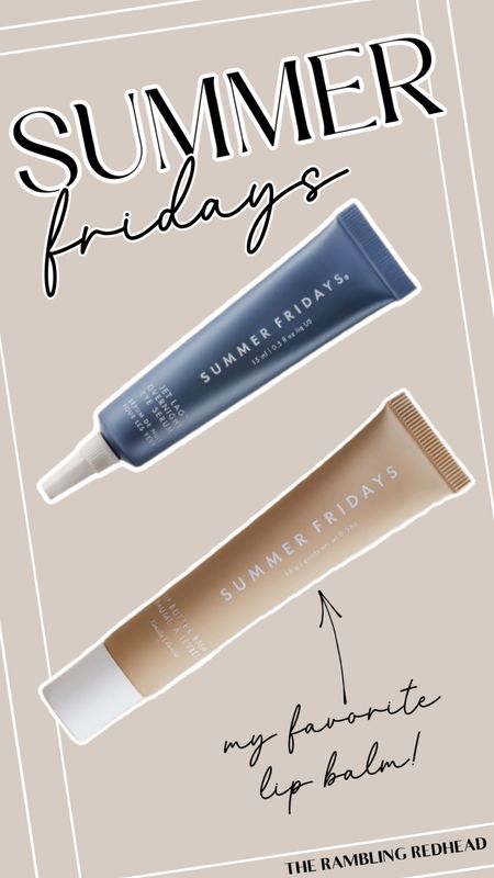 Y’all, I’m LOVING this Summer Fridays lip balm! It’s my go to lip balm over any others and I love wearing it by itself or with a little bit of lip liner! 😍 I have the Vanilla flavor!

I’m also trying out their new eye serum! I’ve used it for a few weeks and I love it so far! It definitely makes your under eye area feel very moisturized. 👌🏻👌🏻 

#summerfridayspartner @summerfridays

#LTKbeauty #LTKGiftGuide #LTKtravel