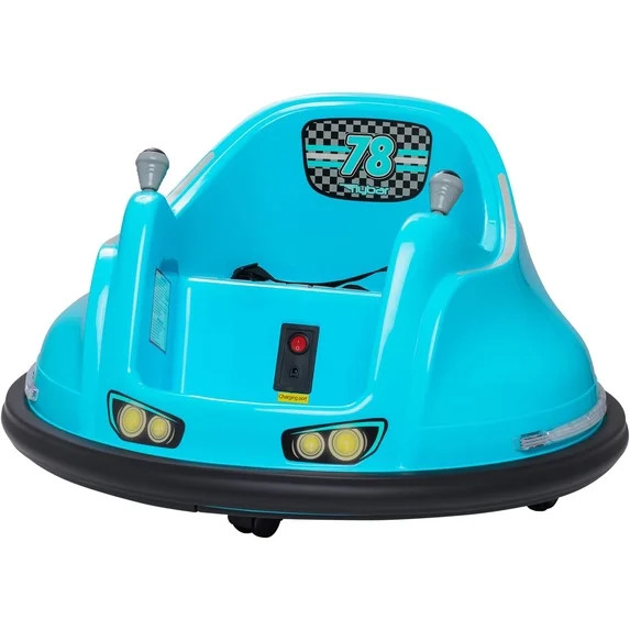 Hero image 0 of Flybar 6V Bumper Car for Toddlers Turquoise, Electric Ride on Toy for Kids Ages 1... | Walmart (US)