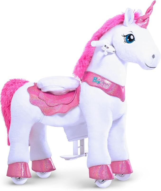 PonyCycle Ride on Unicorn Toys for Girls Essential Model E Riding Pink Unicorn Rocking Horse (wit... | Amazon (US)