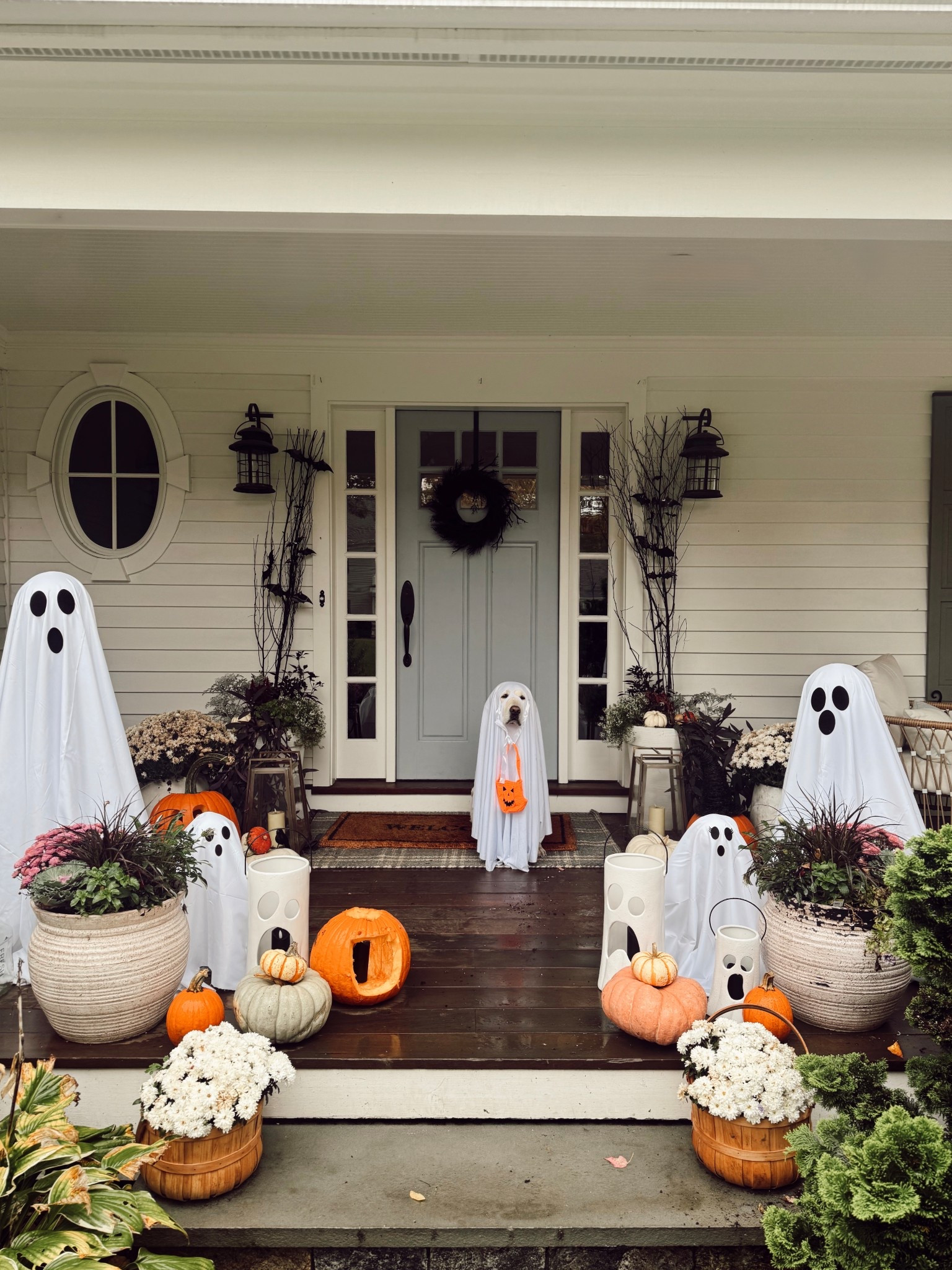 Halloween ghost porch 👻 

#LTKHalloween