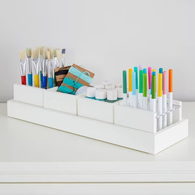 Kids' Crafting Accessory Tray White - Martha Stewart | Target