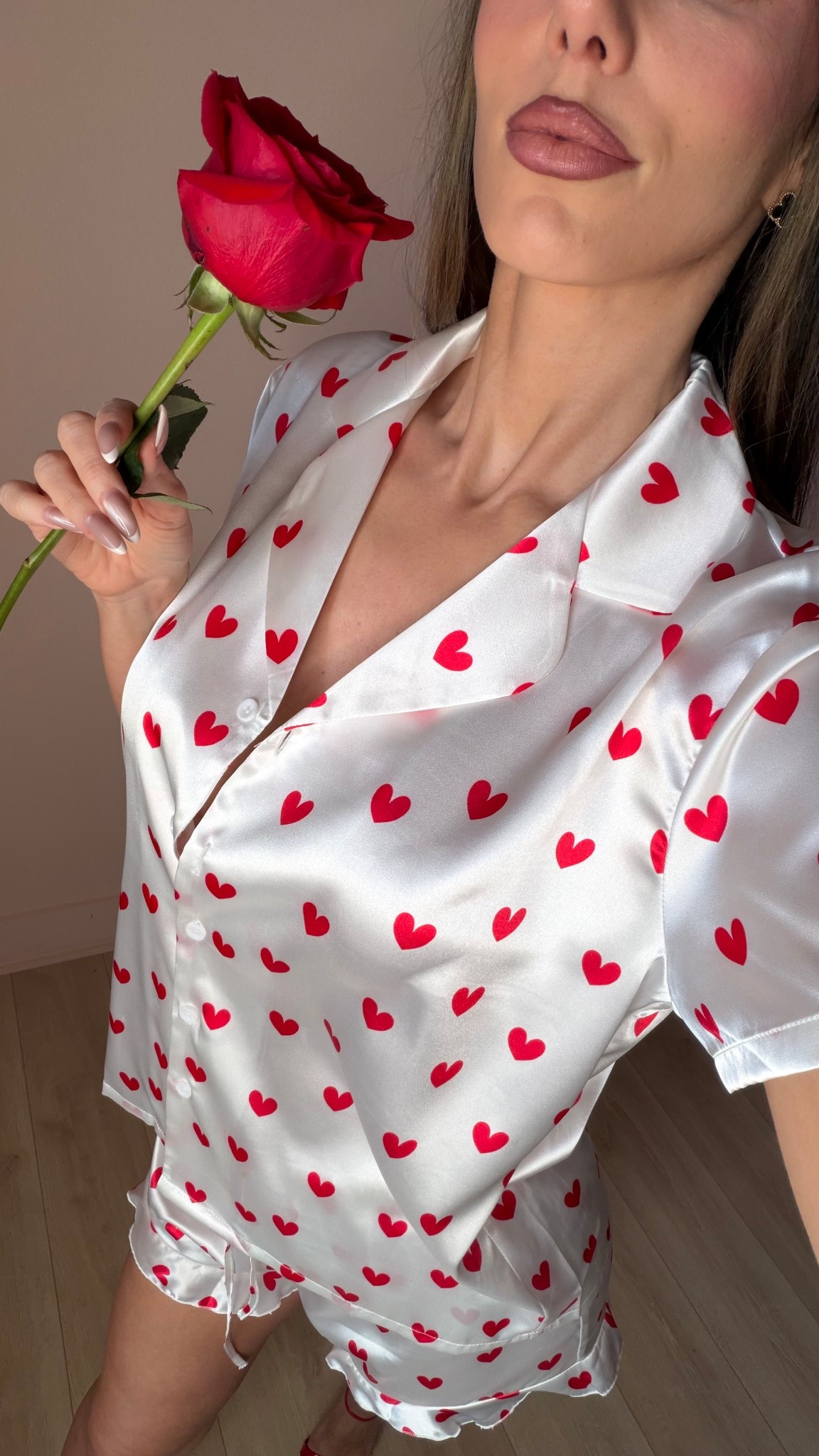 Who doesn’t love heart pjs? Perfect for valentines / galentines but I wear all year round 😍❤️ 

valentines pajamas, galentines pajamas, Amazon pajamas 

#LTKValentine #LTKootd #LTKTall