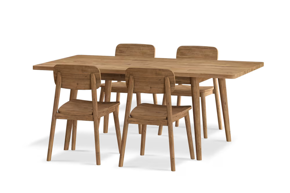 Seb Extendable Dining Set for 6-8 | Castlery US | Castlery US