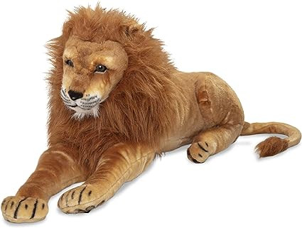 Melissa & Doug Giant Lion - Lifelike Stuffed Animal (over 6 feet long) | Amazon (US)