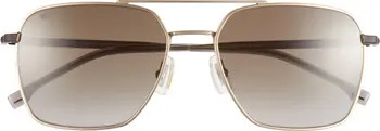 57mm Polarized Aviator Sunglasses | Nordstrom