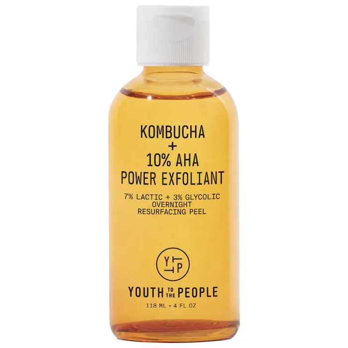 Kombucha + 10% AHA Liquid Exfoliant with Lactic Acid and Glycolic Acid - Youth To The People | Se... | Sephora (US)