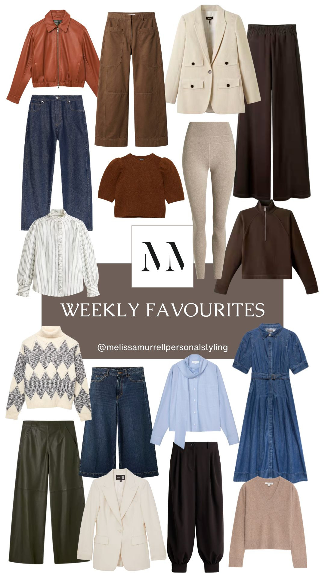 Weekly Favourites! 

Winter Style, Winter Outfit, Winter Outfit Inspiration, January Style, Transitional Style, Knitwear, Denim Dress, Jeans, Cargo Pants, Coord, Blouse, Blazer

#LTKwinter #LTKuk #LTKeurope