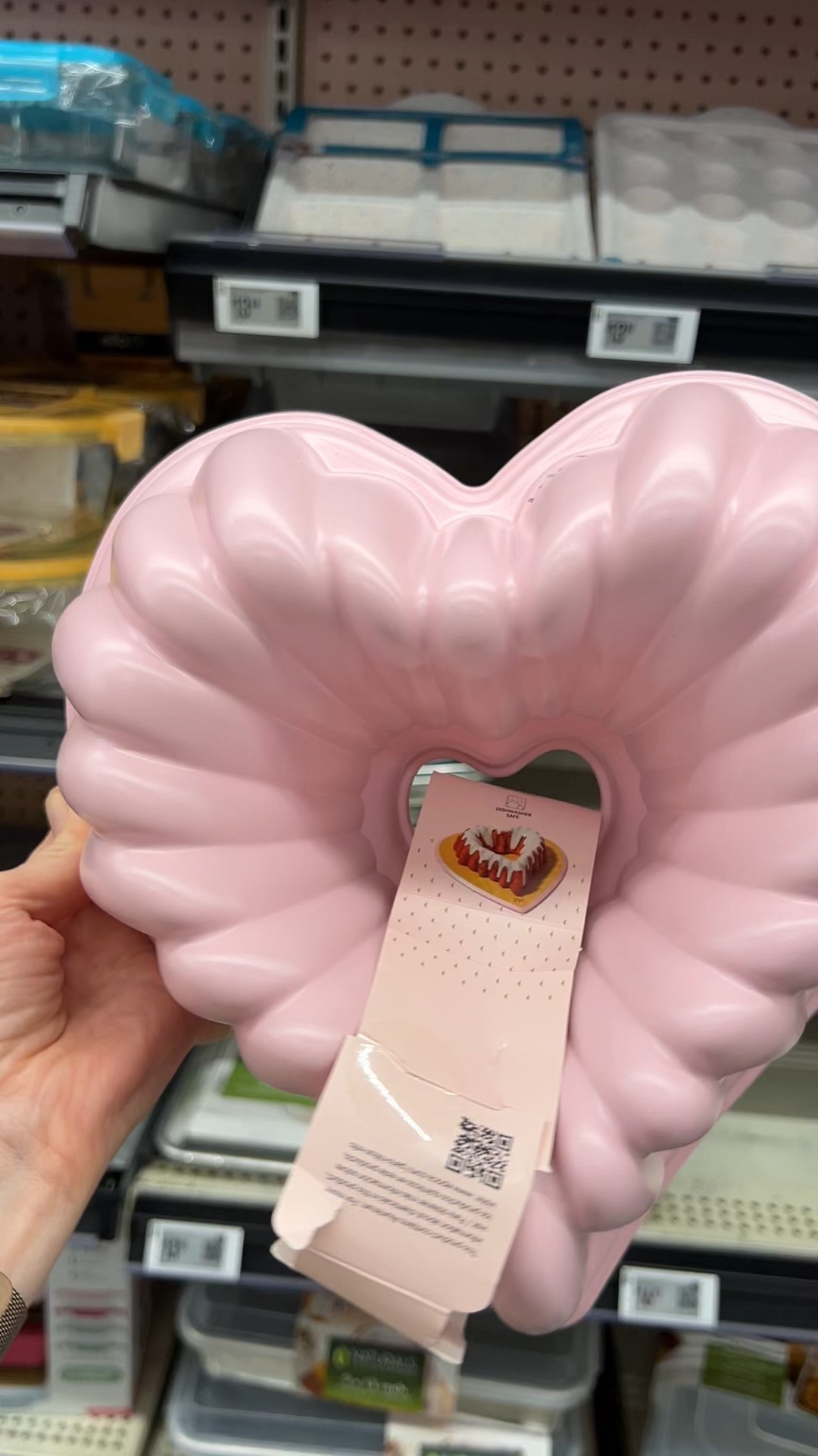 New heart shaped pan at Walmart! Feels nice and heavy, I’m waiting for this to go on sale! #walmartfinds 

#LTKHome #LTKSeasonal
