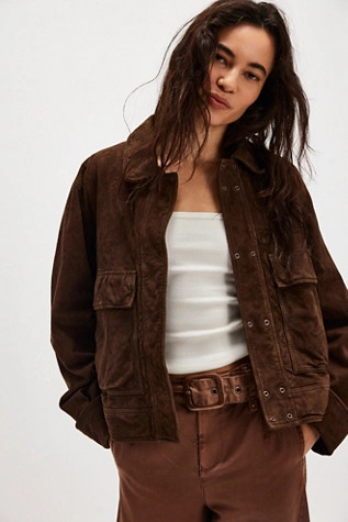 Free People x Yellowstone Suzy Suede Jacket | Free People (UK)