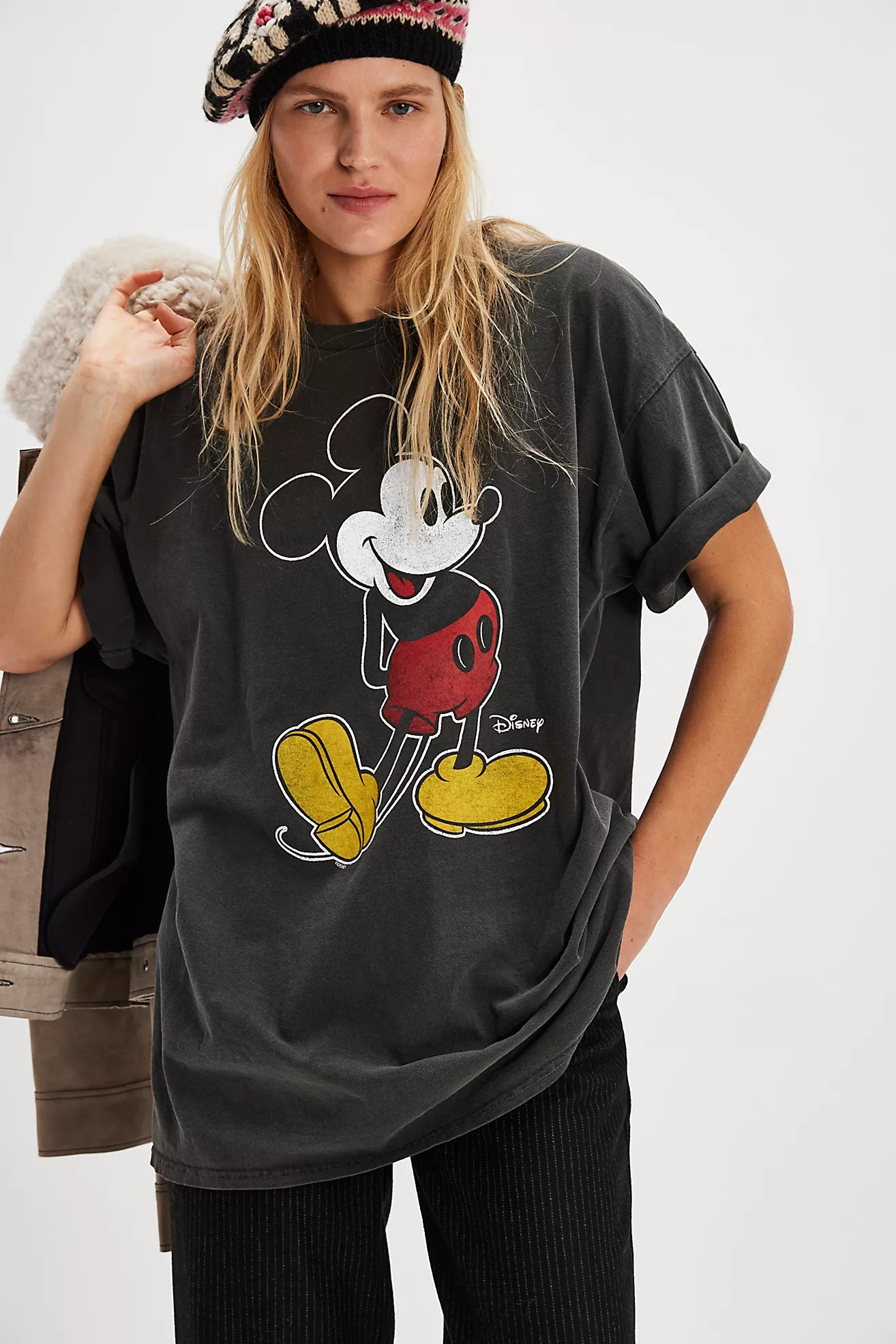 Junk Food Classic Mickey Crackle Tee | Free People (Global - UK&FR Excluded)