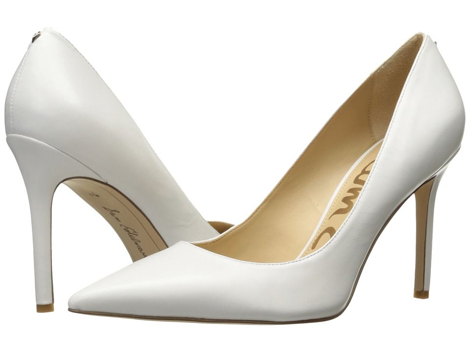 Sam Edelman - Hazel (Bright White Dress Nappa Leather) Women's Shoes | Zappos