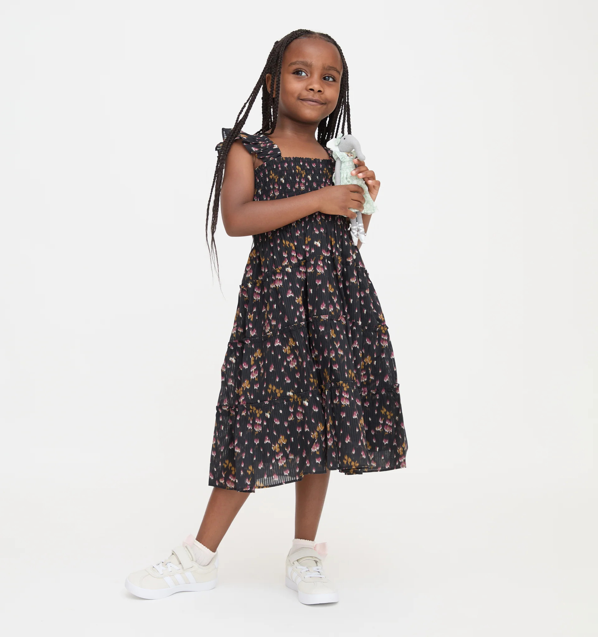 The Tiny Ellie Nap Dress - Fuchsia Lucky Charm | Hill House Home